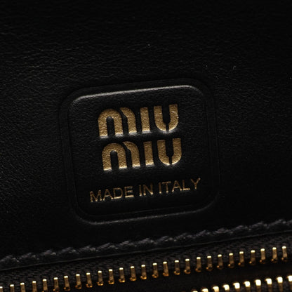 Miu Miu CRM Fine Calf Penny Bag Black