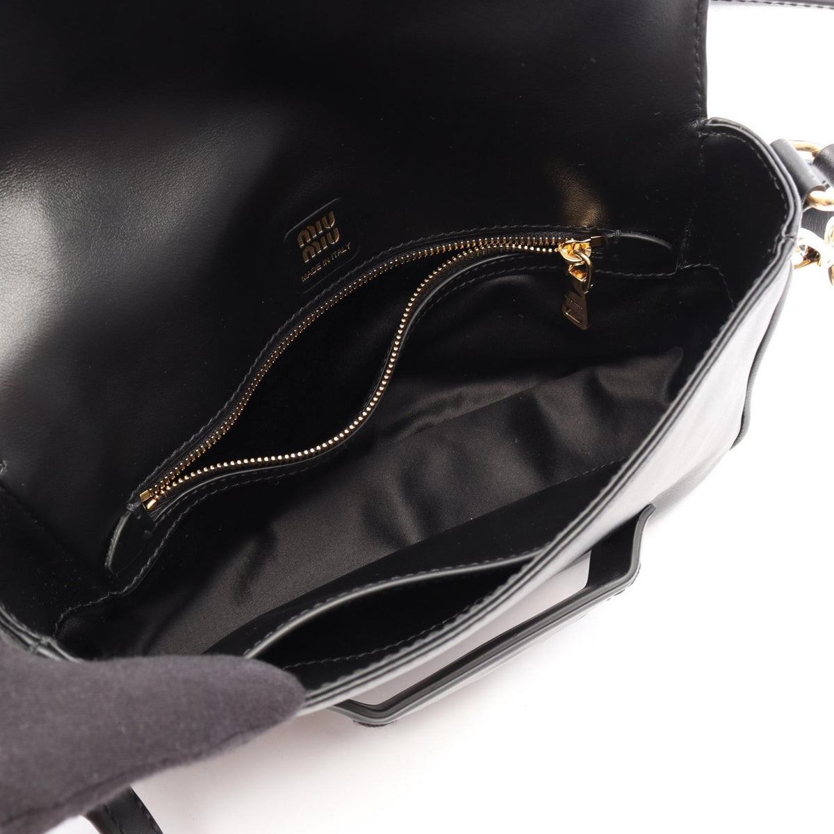 Miu Miu CRM FINE CALF Black 2WAY Handbag