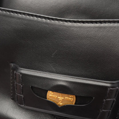 Miu Miu CRM FINE CALF Black 2WAY Handbag