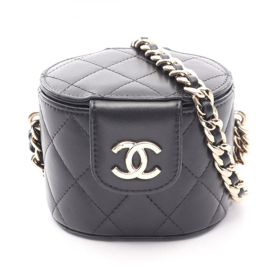 CHANEL Matelasse Mini Vanity Bag Black