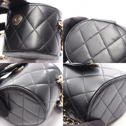 CHANEL Matelasse Mini Vanity Bag Black