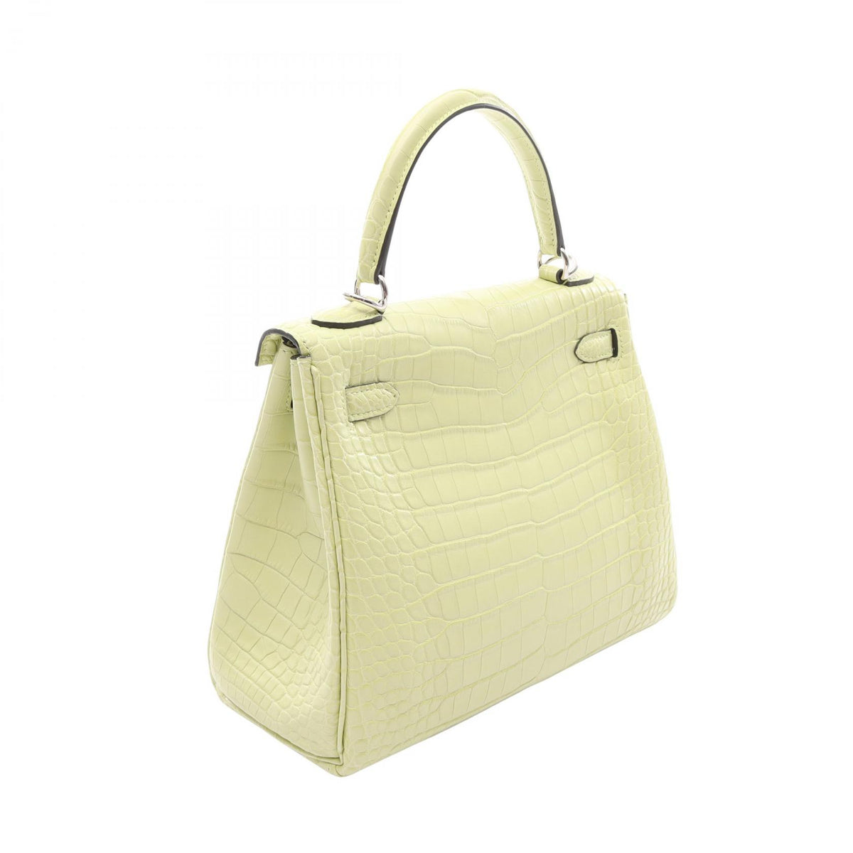 HERMES Kelly 25 Jaune Retourne Bag