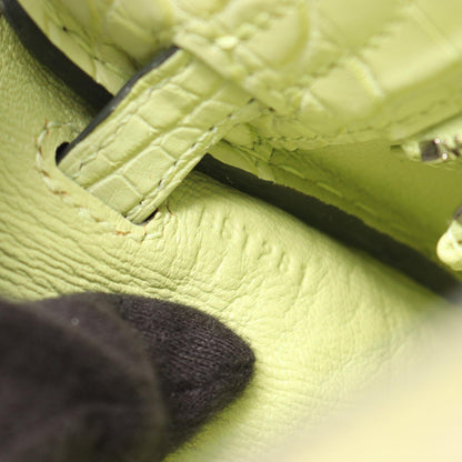 HERMES Kelly 25 Jaune Retourne Bag