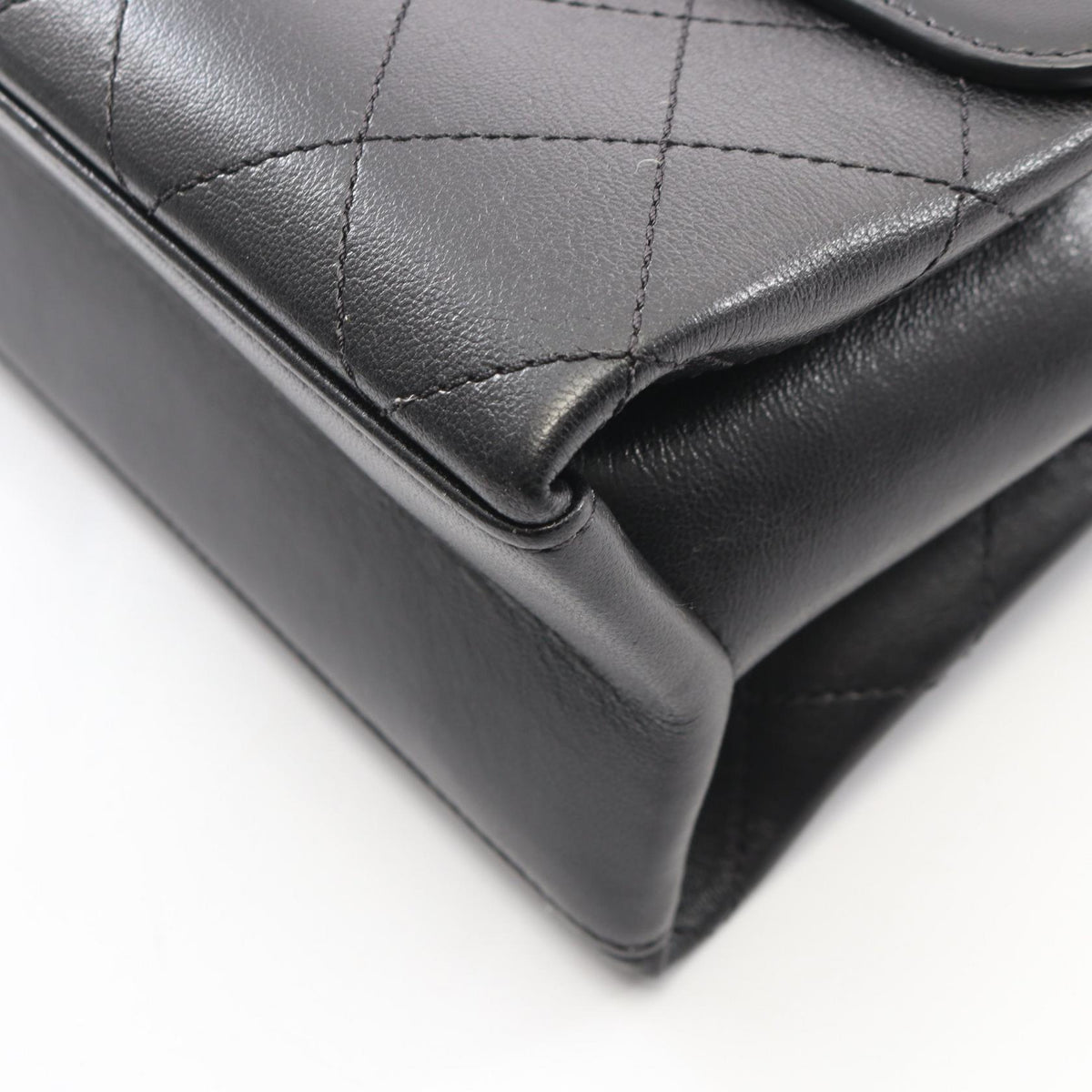 CHANEL Matelassé 2-Way Black Shoulder Bag