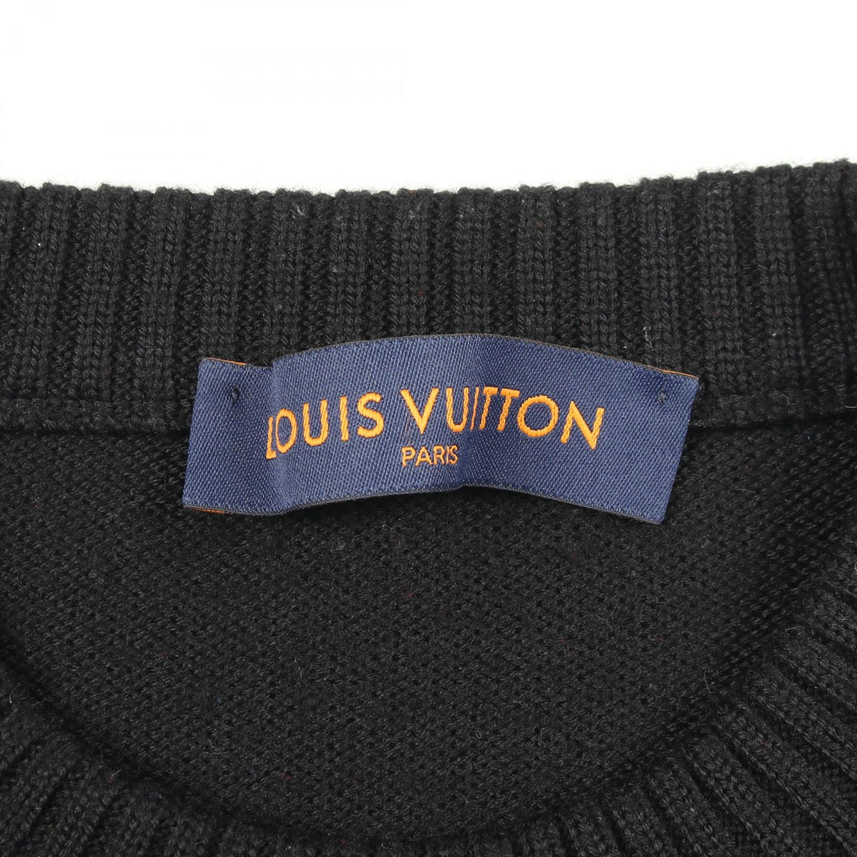LOUIS VUITTON Amen Break LVV Crewneck Knit Wool Red Size L