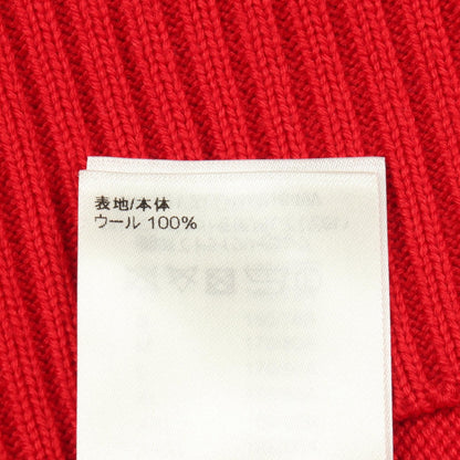 LOUIS VUITTON Amen Break LVV Crewneck Knit Wool Red Size L