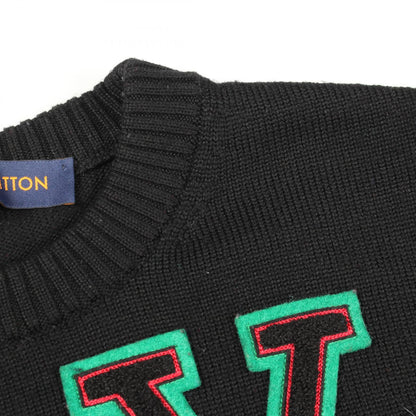 LOUIS VUITTON Amen Break LVV Crewneck Knit Wool Red Size L
