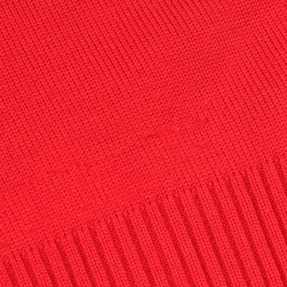 LOUIS VUITTON Amen Break LVV Crewneck Knit Wool Red Size L