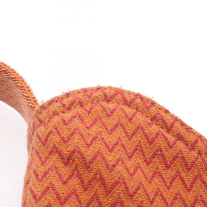HERMES Sac de Pansage Canvas Bag Orange