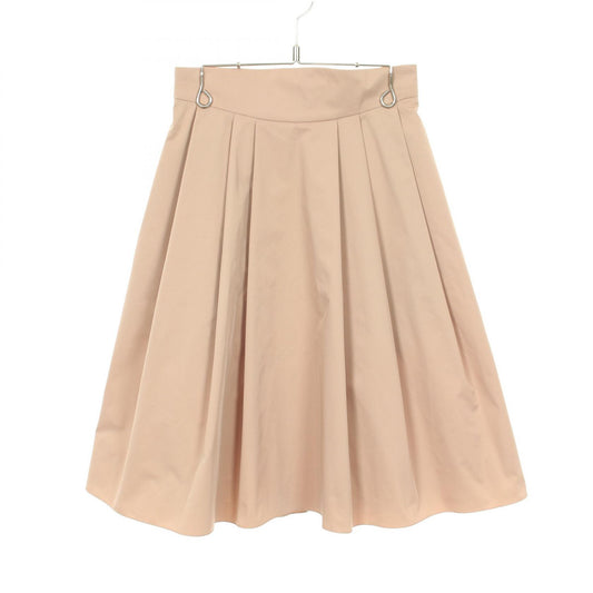 FOXEY Flare Polyester Skirt Pink Size 38