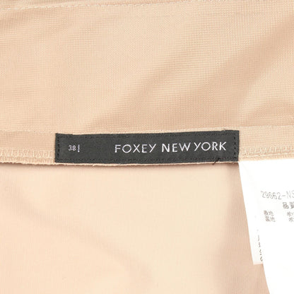 FOXEY Flare Polyester Skirt Pink Size 38