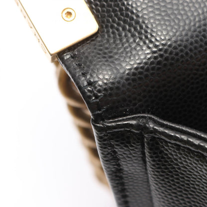 CHANEL Boy Chanel Small Caviar Bag Black