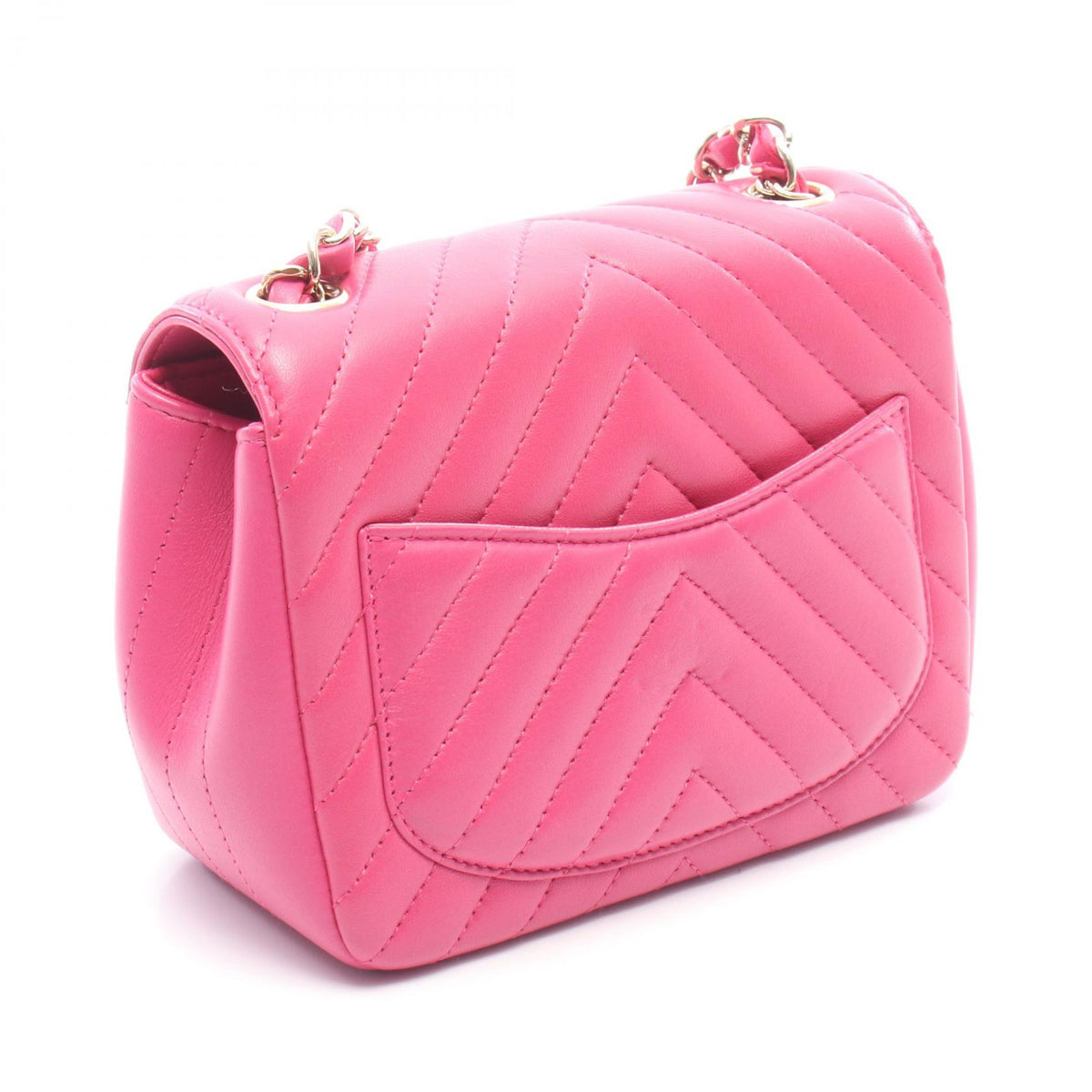 CHANEL Chevron V-Stitch Mini Shoulder Bag