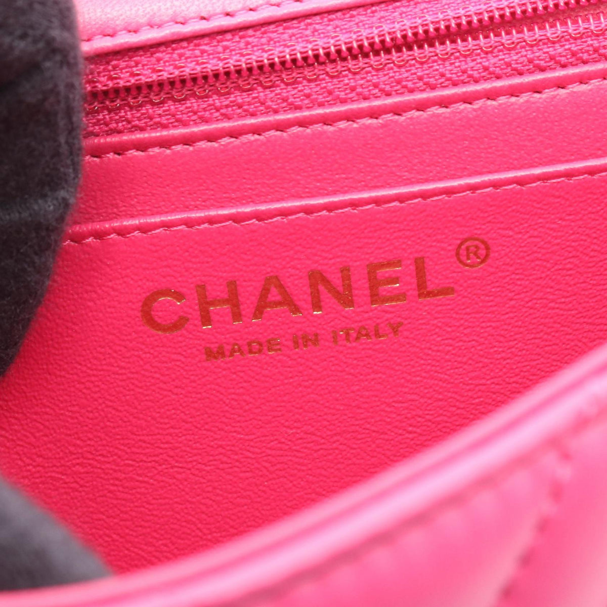 CHANEL Chevron V-Stitch Mini Shoulder Bag