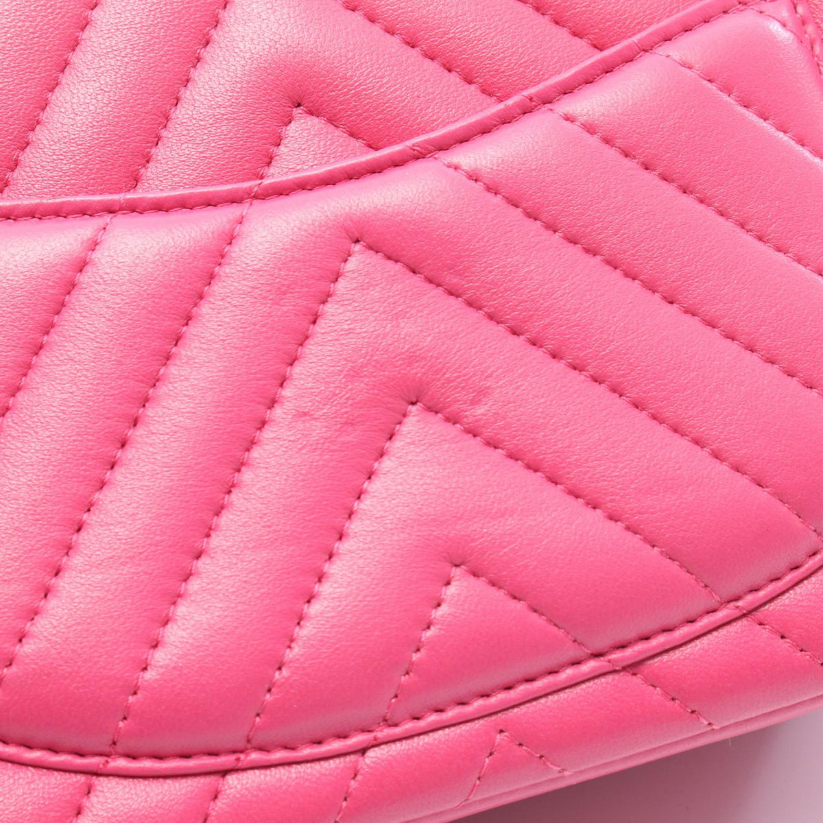 CHANEL Chevron V-Stitch Mini Shoulder Bag