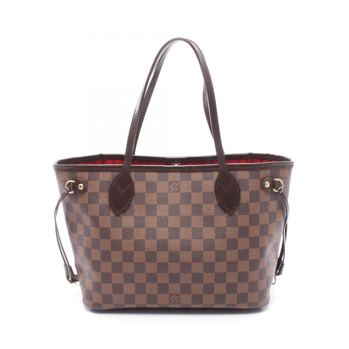LOUIS VUITTON Neverfull PM Damier Tote Bag Brown