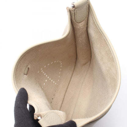 HERMES Evelyne III PM Beige Shoulder Bag