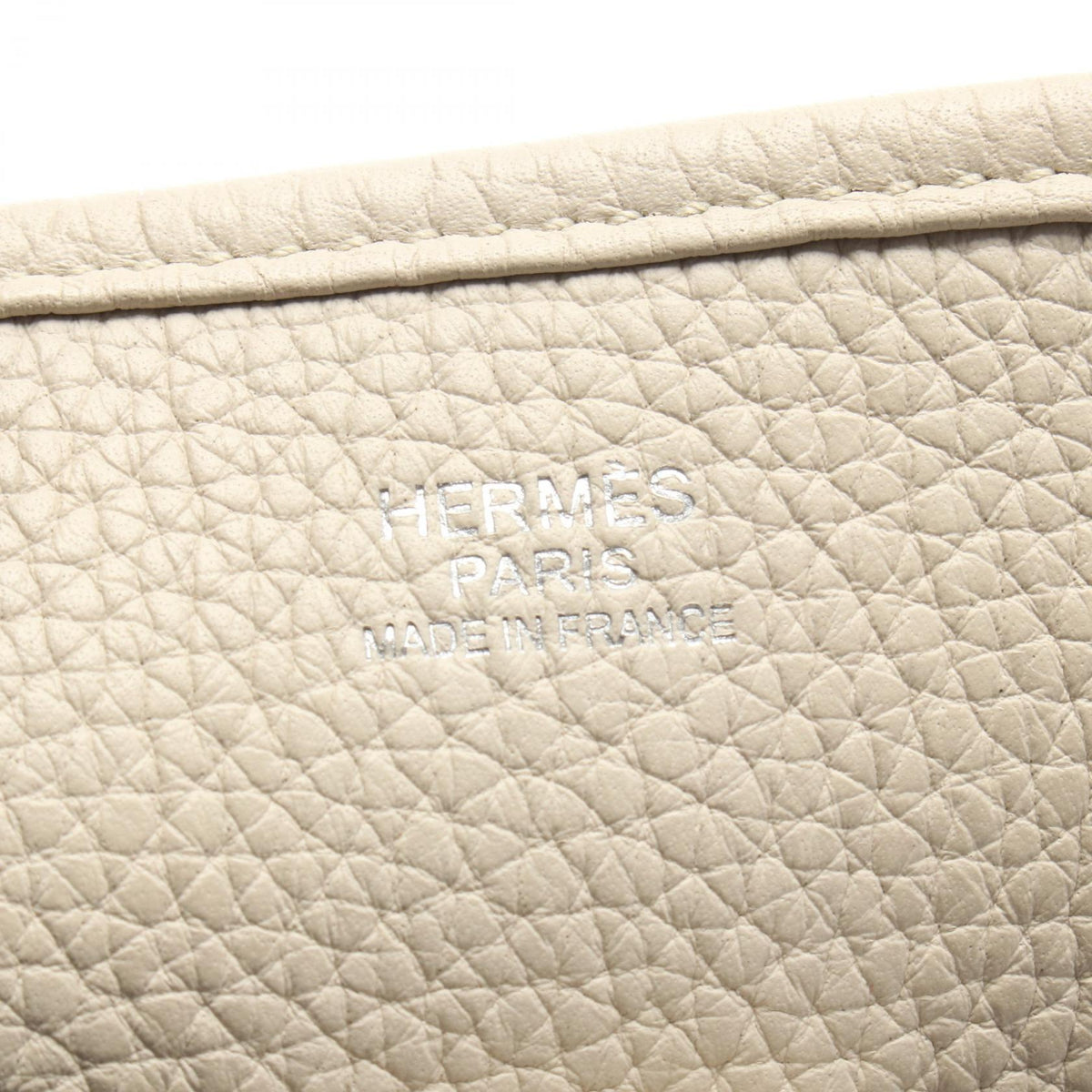 HERMES Evelyne III PM Beige Shoulder Bag