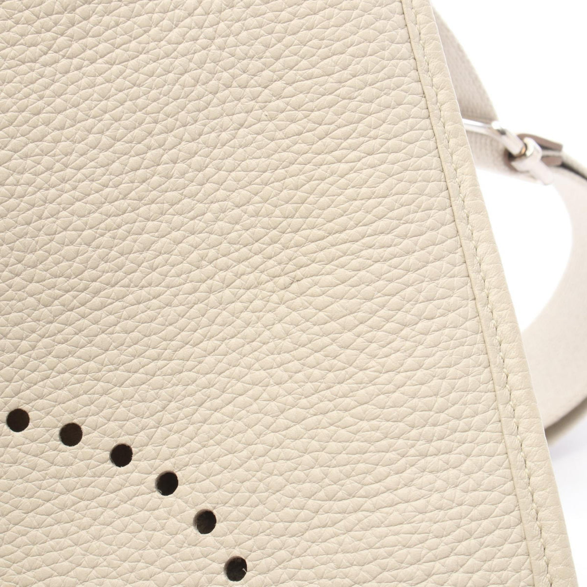 HERMES Evelyne III PM Beige Shoulder Bag