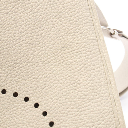 HERMES Evelyne III PM Beige Shoulder Bag