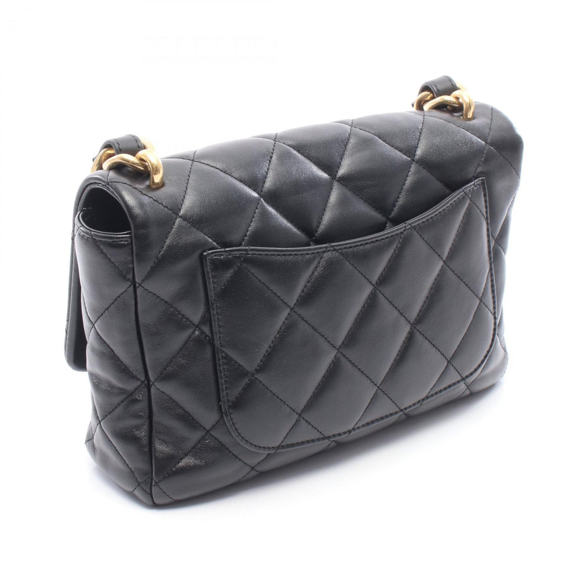 CHANEL Large Matelasse Flap Bag Black