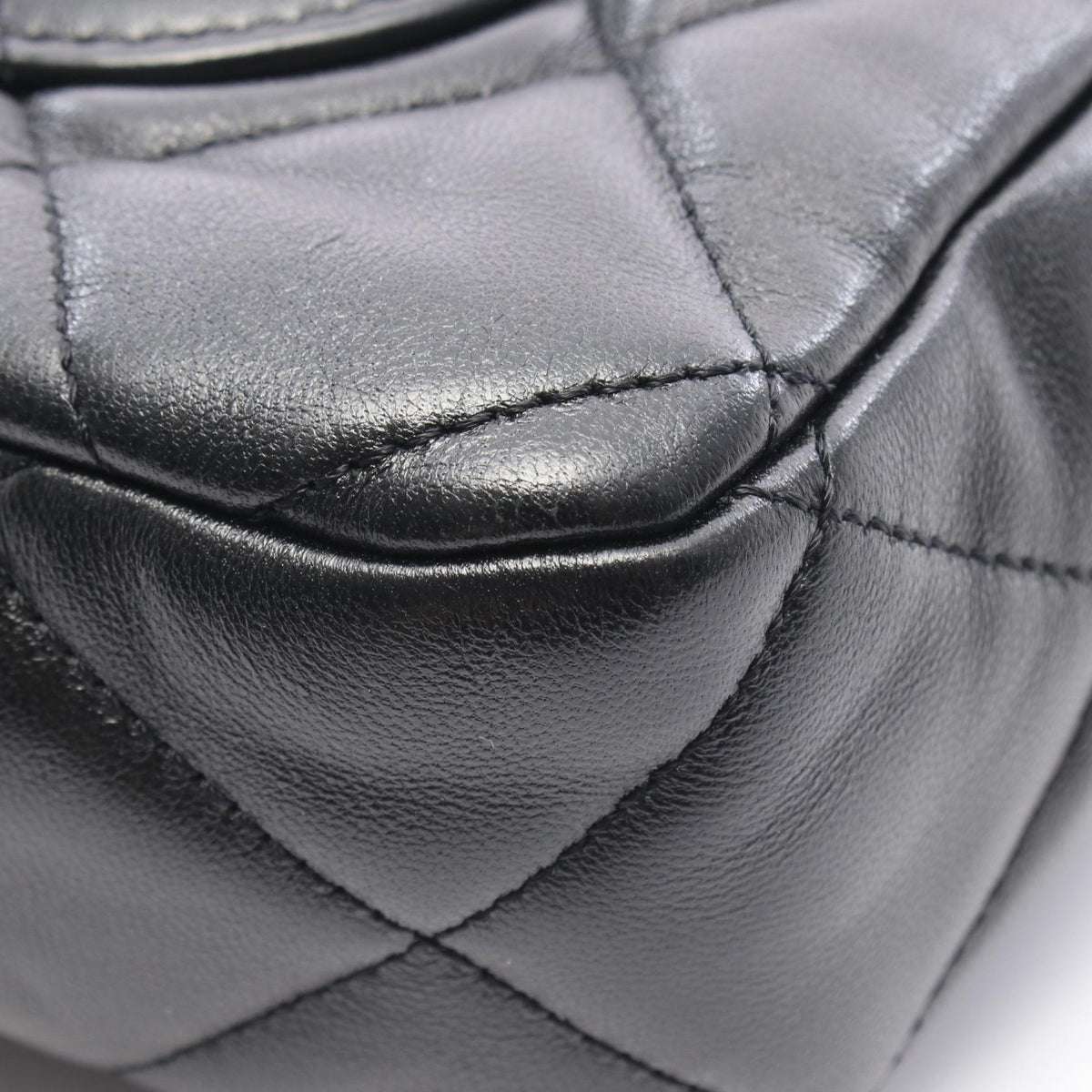 CHANEL Large Matelasse Flap Bag Black