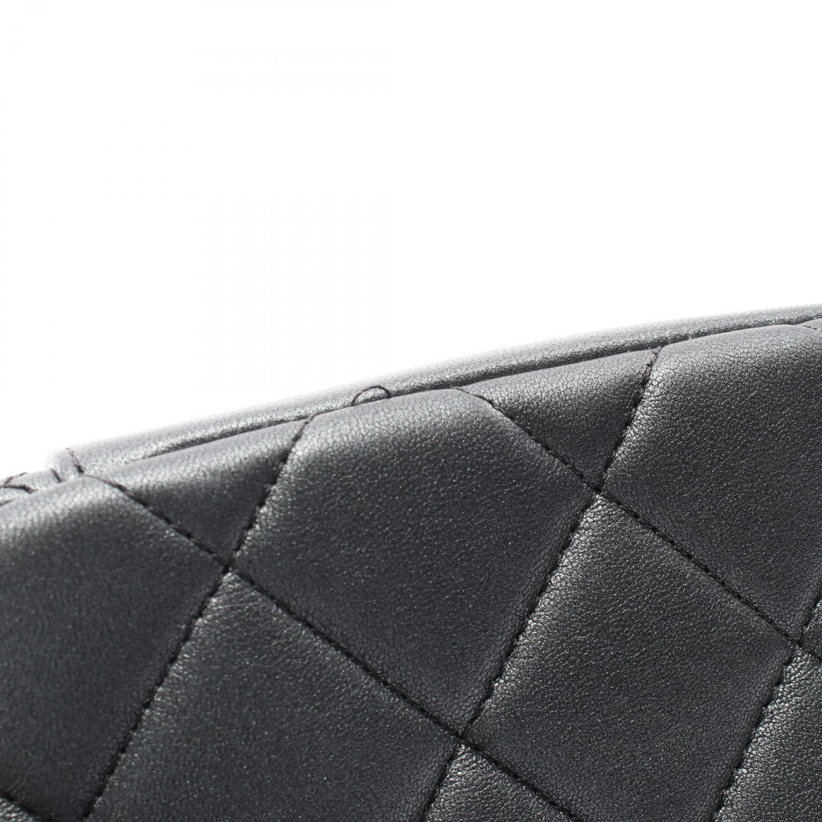 CHANEL Gray Lambskin Mini Shoulder Bag