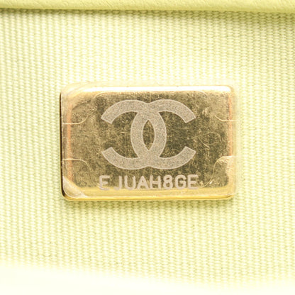 CHANEL Mini Matelasse Top Handle Bag Green