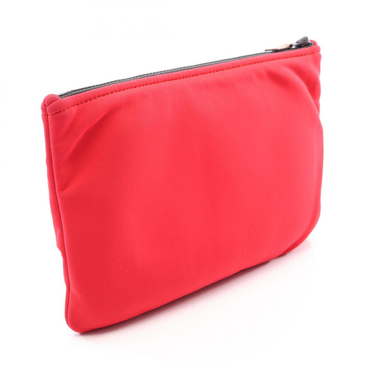 HERMES Neobain MM Polyamide Pouch Red
