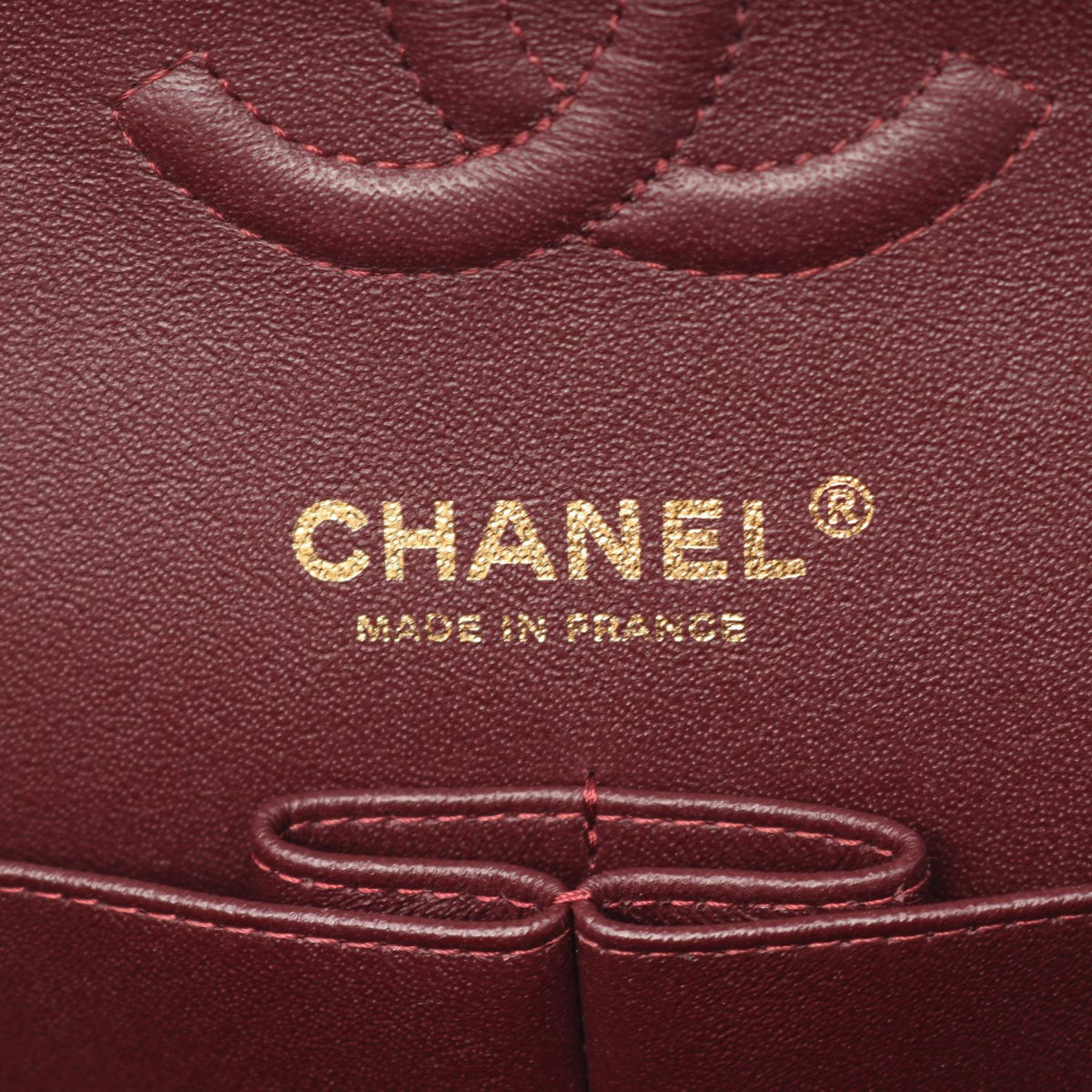CHANEL Matelasse W Flap Calfskin Bag Black