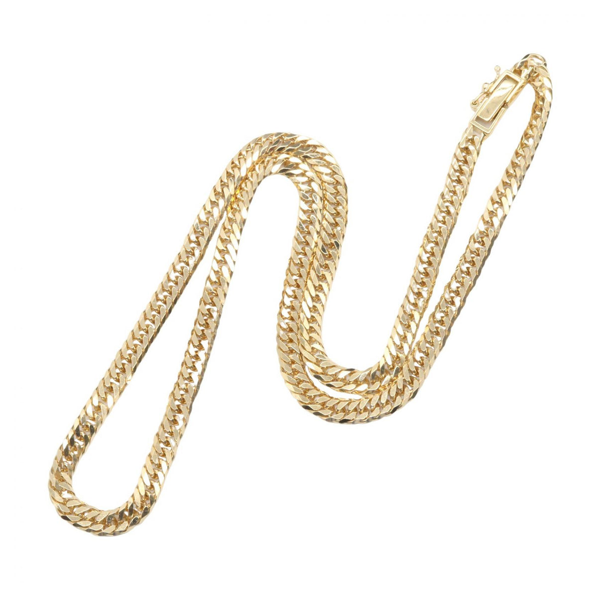 JEWELRY K18 Yellow Gold 6-Sided Double Kihei Necklace