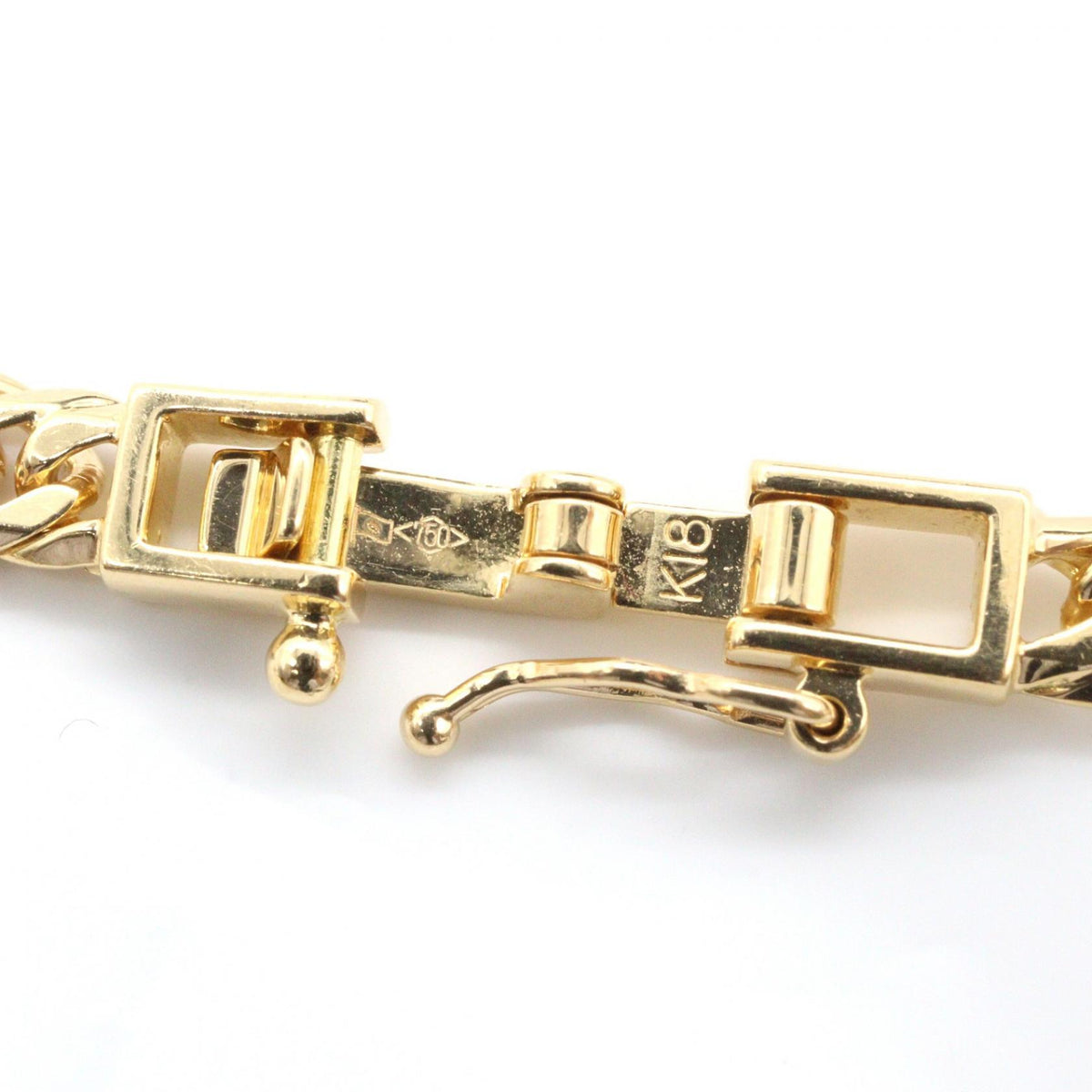 JEWELRY K18 Yellow Gold 6-Sided Double Kihei Necklace