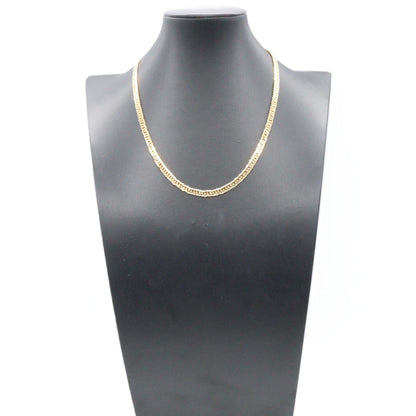 JEWELRY K18 Yellow Gold 6-Sided Double Kihei Necklace