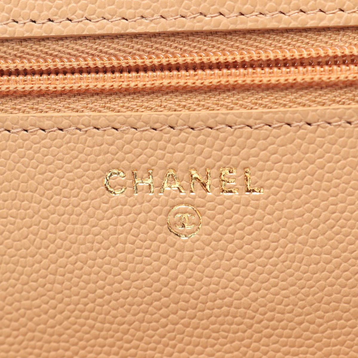 CHANEL Matelasse Calfskin Bag Beige