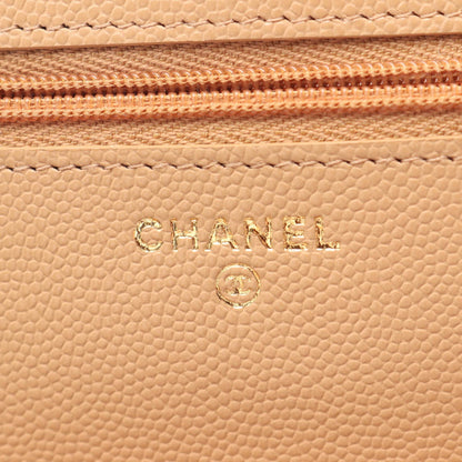 CHANEL Matelasse Calfskin Bag Beige