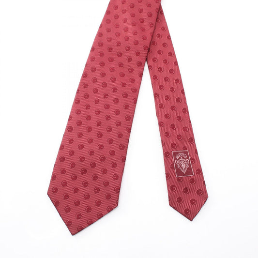 GUCCI Patterned Silk Tie Bordeaux