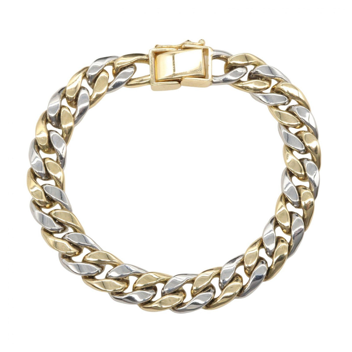 JEWELRY K18YG Pt850 Kihei Chain Bracelet