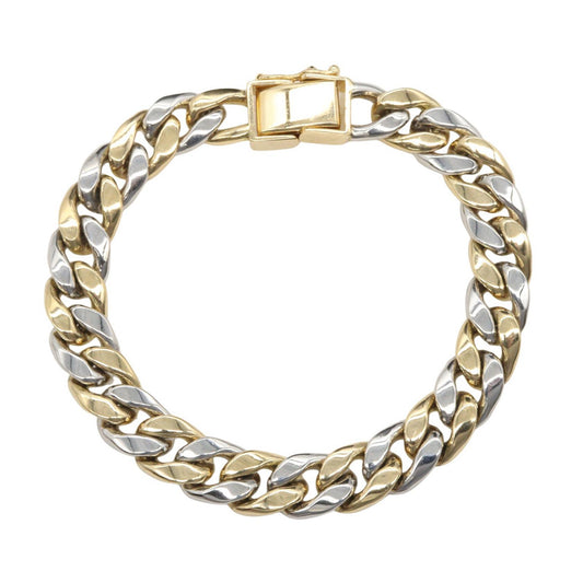 JEWELRY K18YG Pt850 Kihei Chain Bracelet