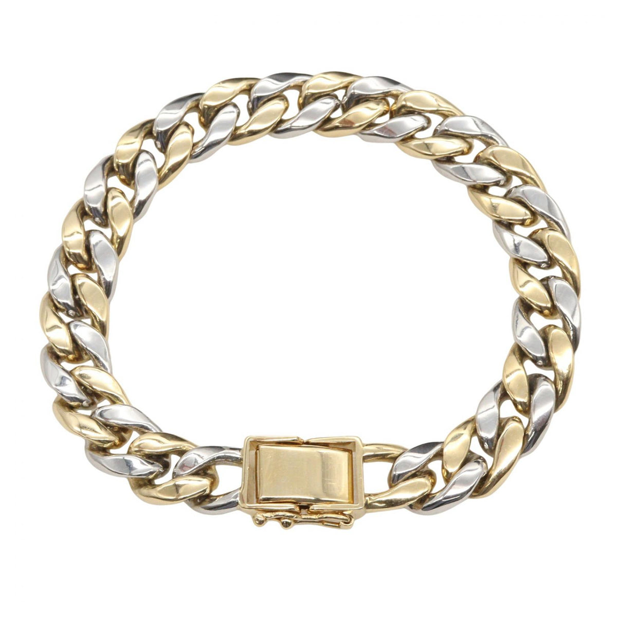 JEWELRY K18YG Pt850 Kihei Chain Bracelet