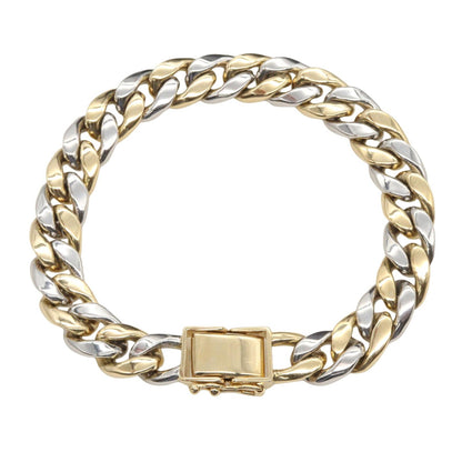 JEWELRY K18YG Pt850 Kihei Chain Bracelet