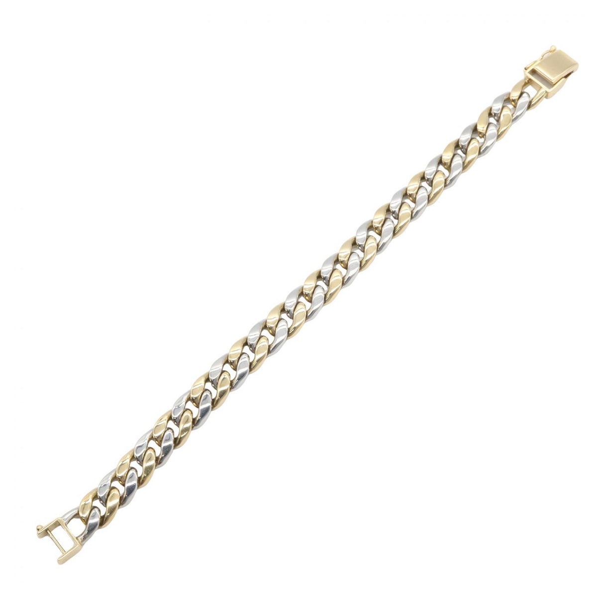 JEWELRY K18YG Pt850 Kihei Chain Bracelet