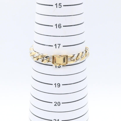 JEWELRY K18YG Pt850 Kihei Chain Bracelet