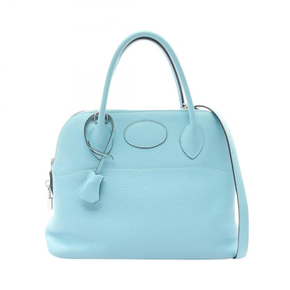 HERMES Bolide 31 2WAY Taurillon Bleu Atoll Handbag