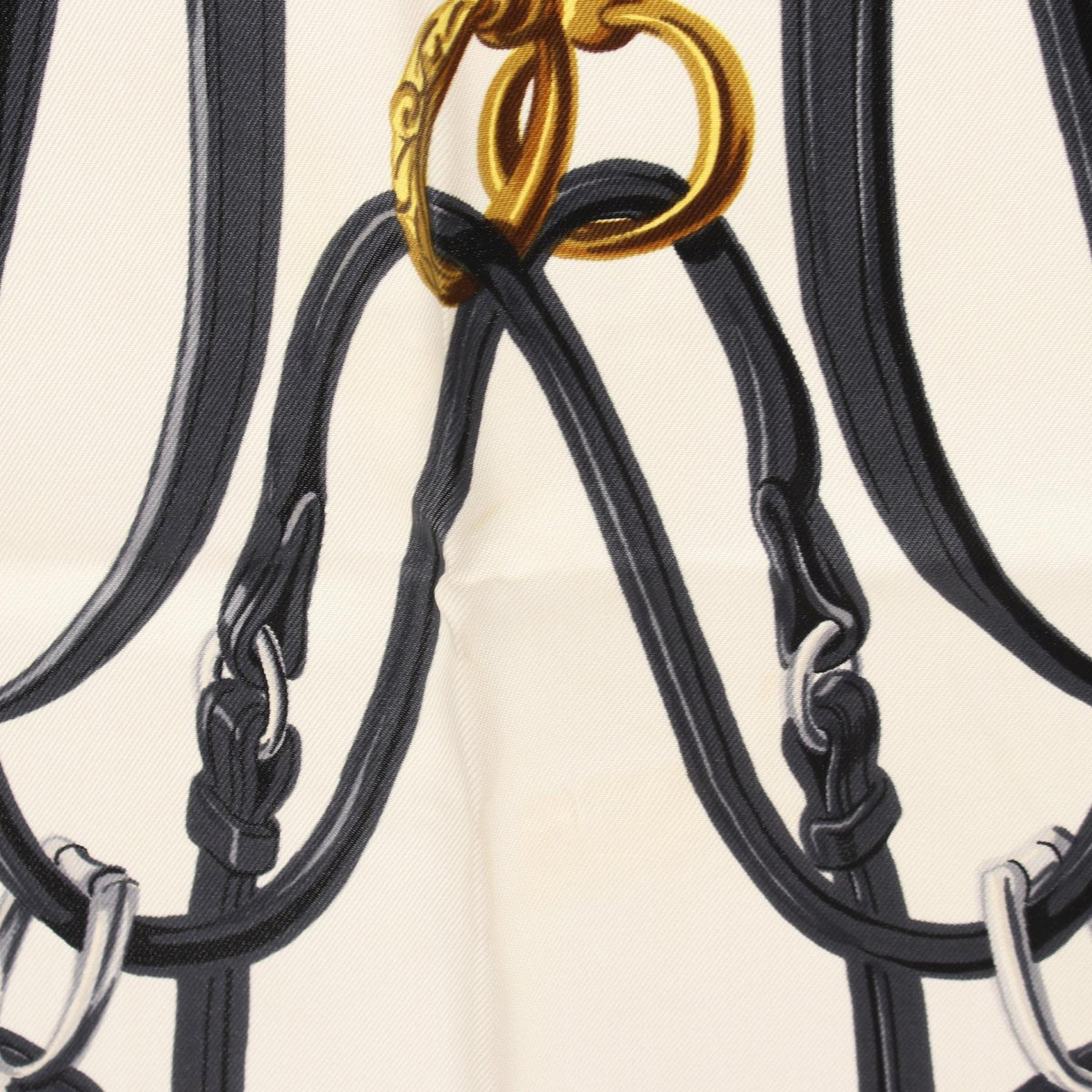 HERMES Carre 90 Brides de Gala Scarf Blue