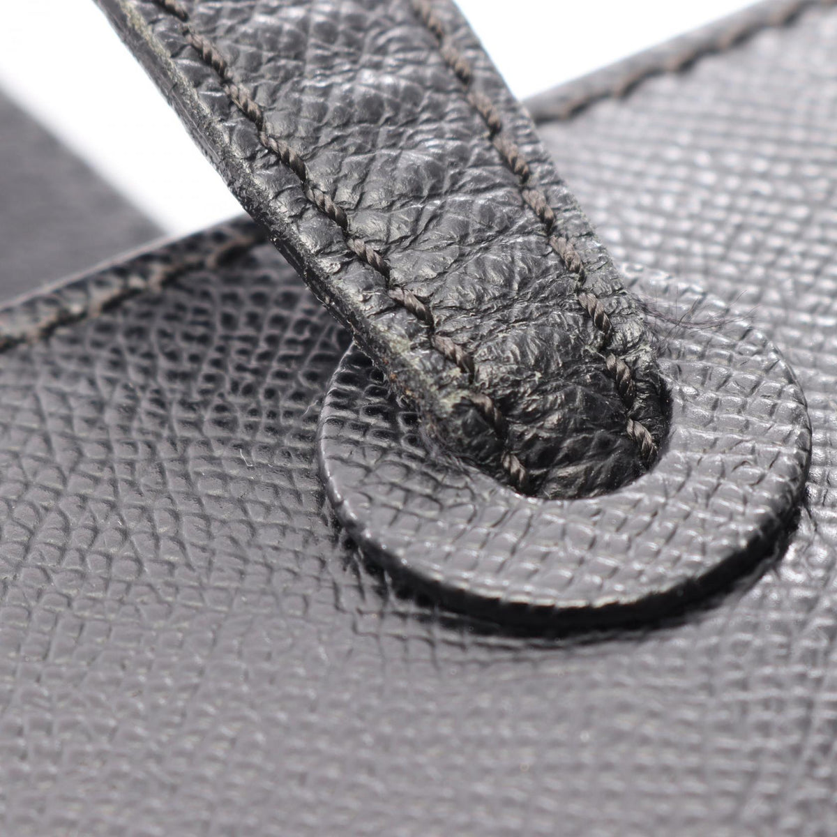CHANEL Logo Black Caviar Skin Tote Bag
