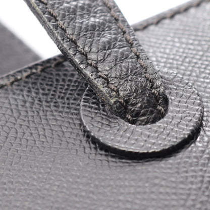 CHANEL Logo Black Caviar Skin Tote Bag