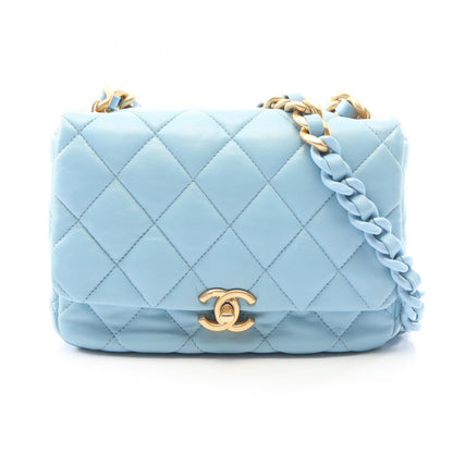 CHANEL Matelasse Combi Hardware Bag Blue