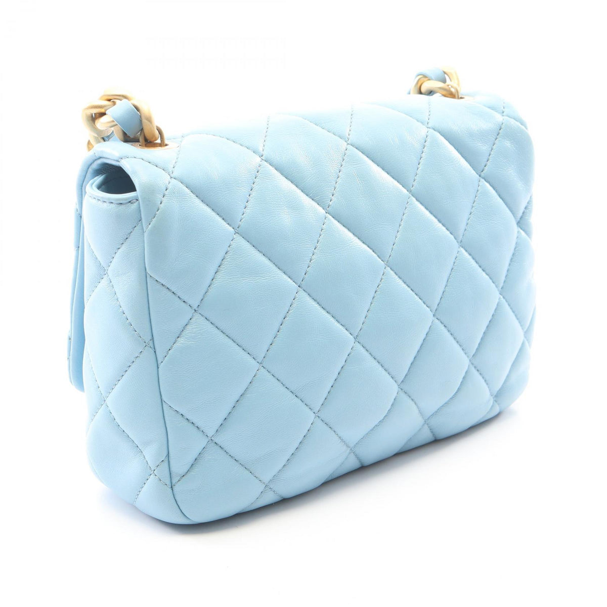 CHANEL Matelasse Combi Hardware Bag Blue