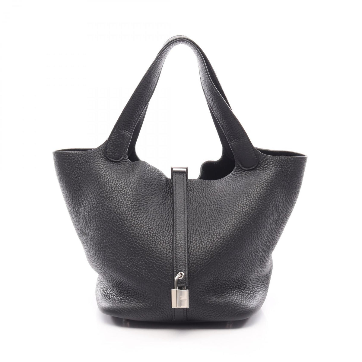 HERMES Picotin Lock MM Taurillon Bag Black
