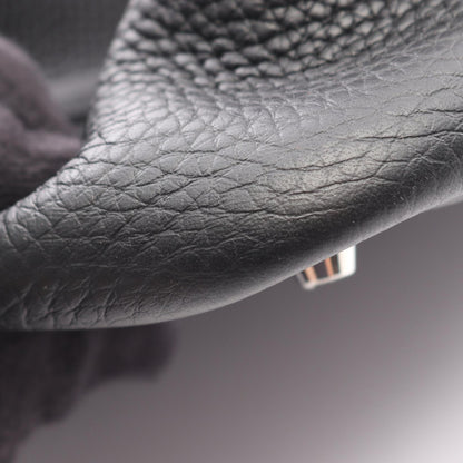 HERMES Picotin Lock MM Taurillon Bag Black